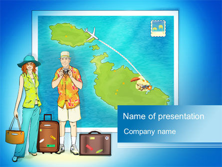 Holiday-Makers PowerPoint Template, Free PowerPoint Template, 10262, Careers/Industry — PoweredTemplate.com
