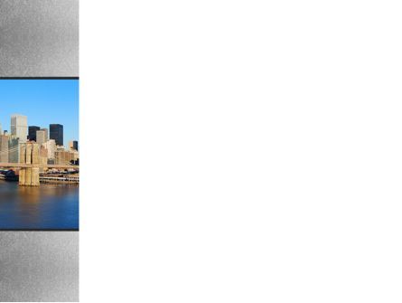 布鲁克林大桥PowerPoint模板, 幻灯片 3, 10267, 建筑 — PoweredTemplate.com