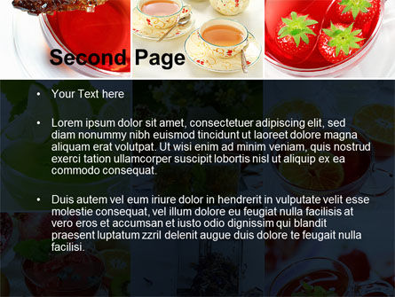 Modèle PowerPoint de desserts aux fruits, Diapositive 2, 10272, Food & Beverage — PoweredTemplate.com