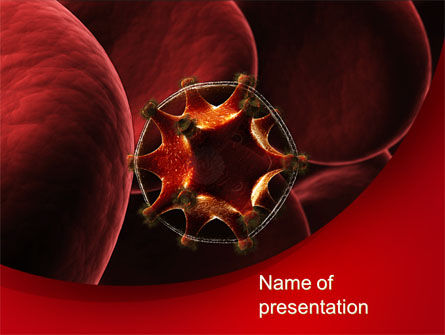 Modello PowerPoint - Blocco dei virus, Gratis Modello PowerPoint, 10285, Medico — PoweredTemplate.com