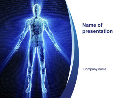 Cybernetical PowerPoint Template, PowerPoint Template, 10299, Technology and Science — PoweredTemplate.com