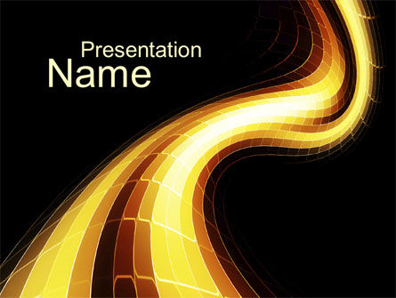 Fluorescent PowerPoint Template, PowerPoint-sjabloon, 10300, Abstract/Textuur — PoweredTemplate.com