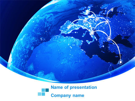 European Connections PowerPoint Template, Free PowerPoint Template, 10306, Business — PoweredTemplate.com