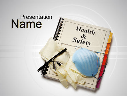 Gesundheit und sicherheit PowerPoint Vorlage, PowerPoint-Vorlage, 10352, Versorgung/Industriewesen — PoweredTemplate.com