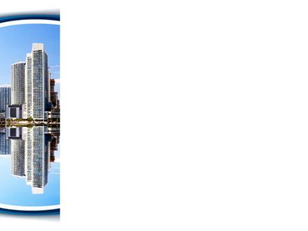 Modello PowerPoint - Riflessione città, Slide 3, 10357, Costruzioni — PoweredTemplate.com