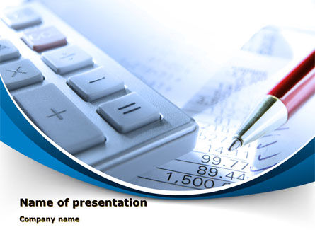 Financial Calculations PowerPoint Template, PowerPoint Template, 10367, Financial/Accounting — PoweredTemplate.com