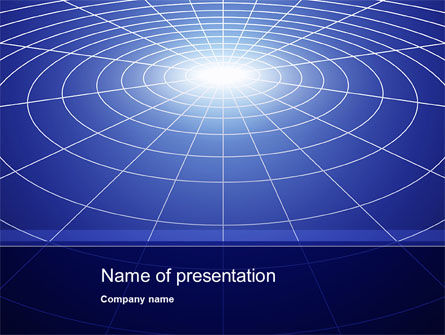 重力网格PowerPoint模板, 免费 PowerPoint模板, 10372, 抽象/纹理 — PoweredTemplate.com