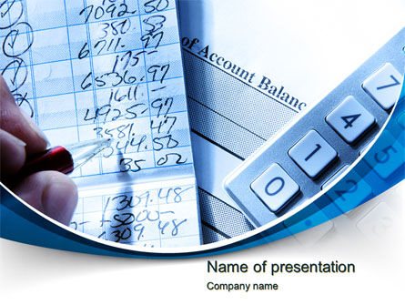 Modelo do PowerPoint - saldo da conta, Grátis Modelo do PowerPoint, 10398, Finanças/Contabilidade — PoweredTemplate.com