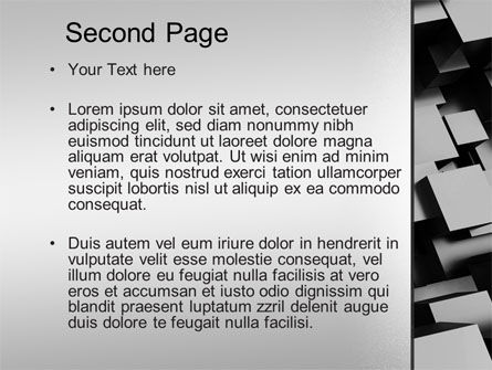 Zusammenfassung 3dcubes PowerPoint Vorlage, Folie 2, 10399, Abstrakt/Texturen — PoweredTemplate.com