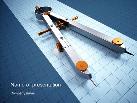 Compass Divider PowerPoint Template, Free PowerPoint Template, 10401, Utilities/Industrial — PoweredTemplate.com