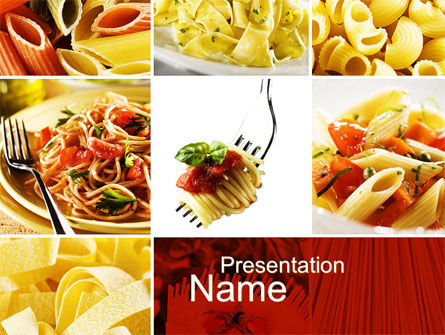 Templat PowerPoint Resep Pasta, Gratis Templat PowerPoint, 10426, Food & Beverage — PoweredTemplate.com