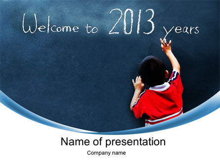 Welcome to 2013 PowerPoint Template, Free PowerPoint Template, 10434, Education & Training — PoweredTemplate.com