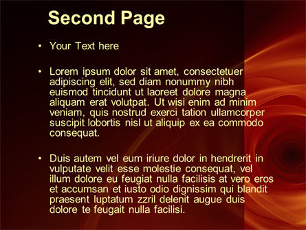 Templat PowerPoint Pusaran Merah, Slide 2, 10469, Abstrak/Tekstur — PoweredTemplate.com