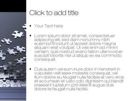 파워포인트 템플릿 - 퍼즐 조각 라인, 슬라이드 3, 10502, 컨설팅 — PoweredTemplate.com