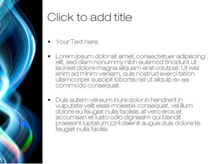 Modèle PowerPoint de ondes sinusoïdales, Diapositive 3, 10505, Abstrait / Textures — PoweredTemplate.com