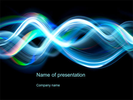 Modello PowerPoint - Onde sinusoidali, Modello PowerPoint, 10505, Astratto/Texture — PoweredTemplate.com