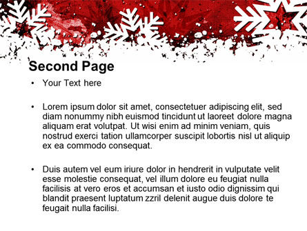 Modello PowerPoint - Cornice fiocchi di neve, Slide 2, 10517, Vacanze/Occasioni Speciali — PoweredTemplate.com