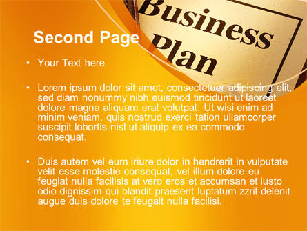Business Plan Flowchart PowerPoint Template, Slide 2, 10522, Business — PoweredTemplate.com