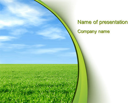 地平线PowerPoint模板, 免费 PowerPoint模板, 10523, 自然与环境 — PoweredTemplate.com