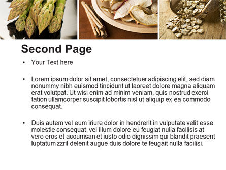 Proteins, Fats and Carbohydrates PowerPoint Template, Slide 2, 10581, Food & Beverage — PoweredTemplate.com