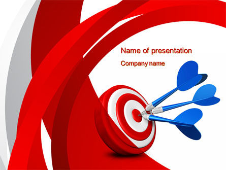Modèle PowerPoint de objectifs atteints, Modele PowerPoint, 10588, Concepts commerciaux — PoweredTemplate.com
