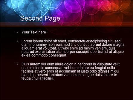 Light Color Spots PowerPoint Template, Slide 2, 10624, Abstract/Textures — PoweredTemplate.com