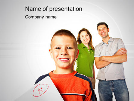 A-level Result PowerPoint Template, Free PowerPoint Template, 10628, Education & Training — PoweredTemplate.com