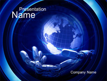 Virtualization PowerPoint Template, Free PowerPoint Template, 10640, Technology and Science — PoweredTemplate.com