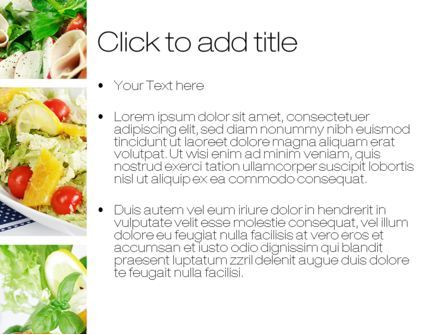 Salad Recipes PowerPoint Template, Slide 3, 10648, Food & Beverage — PoweredTemplate.com