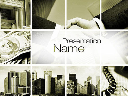 Business Collage PowerPoint Template, Gratis PowerPoint-sjabloon, 10676, Bedrijf — PoweredTemplate.com