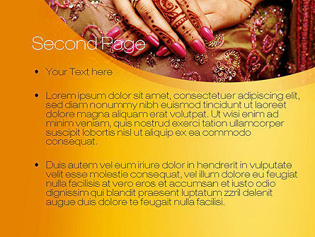 Modelo do PowerPoint - mehndi designs, Deslizar 2, 10681, Art & Entertainment — PoweredTemplate.com