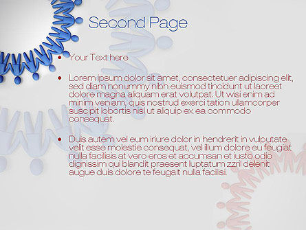 Human Gear PowerPoint Template, Slide 2, 10683, Business Concepts — PoweredTemplate.com