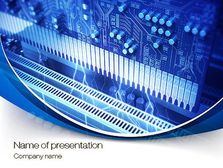 파워포인트 템플릿 - 메모리 슬롯, 파워 포인트 템플릿, 10710, 기술 및 과학 — PoweredTemplate.com