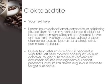 Modelo do PowerPoint - grãos de café, Deslizar 3, 10715, Food & Beverage — PoweredTemplate.com