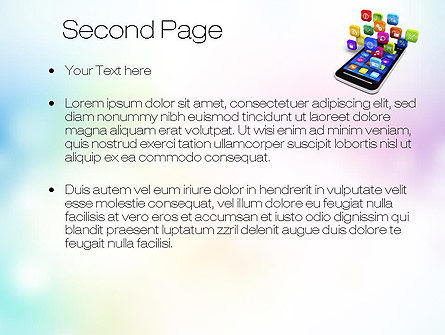 Mobile Apps PowerPoint Template, Slide 2, 10724, Technology and Science — PoweredTemplate.com