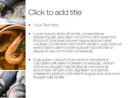 Modèle PowerPoint de recettes de la mer, Diapositive 3, 10779, Food & Beverage — PoweredTemplate.com