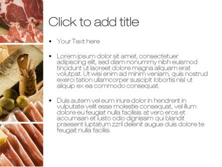 Modello PowerPoint - Ricette charcuterie, Slide 3, 10785, Food & Beverage — PoweredTemplate.com