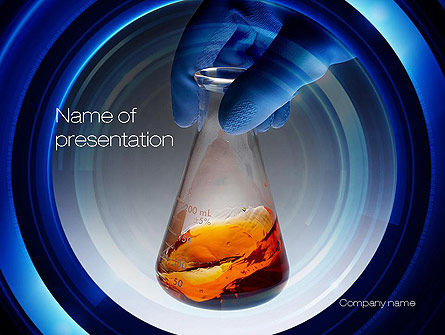 Templat PowerPoint Gelas Kimia, Templat PowerPoint, 10786, Teknologi dan Ilmu Pengetahuan — PoweredTemplate.com