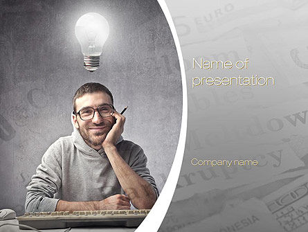 Sponsored Posts PowerPoint Template, 10801, Careers/Industry — PoweredTemplate.com