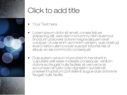 Blue Spots PowerPoint Template, Slide 3, 10810, Abstract/Textures — PoweredTemplate.com