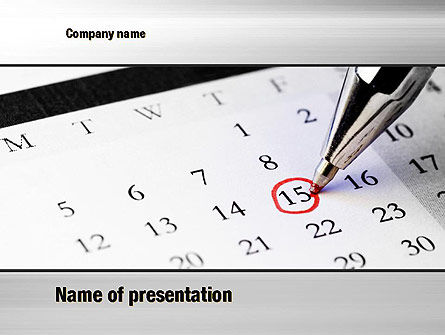Modelo do PowerPoint - tempo de imposto, Grátis Modelo do PowerPoint, 10811, Finanças/Contabilidade — PoweredTemplate.com