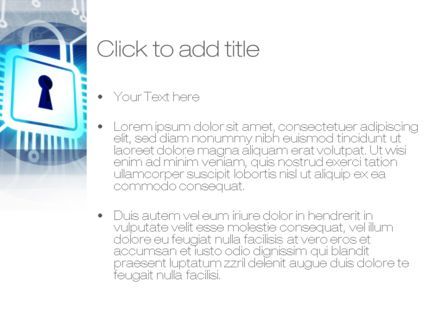 Modello PowerPoint - Sicurezza online, Slide 3, 10834, Tecnologia e Scienza — PoweredTemplate.com