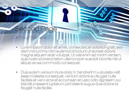 Online Security PowerPoint Template, Slide 2, 10834, Technology and Science — PoweredTemplate.com