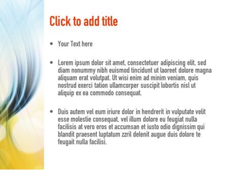 Modello PowerPoint - Luce astratto tema, Slide 3, 10864, Astratto/Texture — PoweredTemplate.com