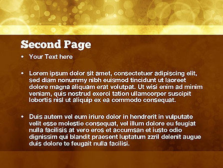 Modello PowerPoint - Astratto sfocate macchie gialle, Slide 2, 10869, Astratto/Texture — PoweredTemplate.com