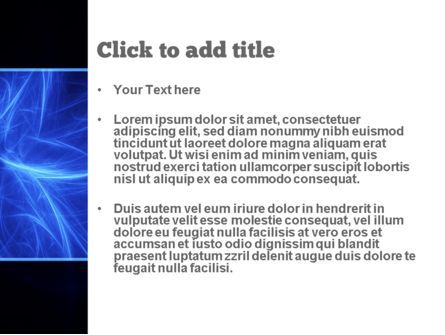 Abstracte Blauwe Nevel PowerPoint Template, Dia 3, 10900, Abstract/Textuur — PoweredTemplate.com