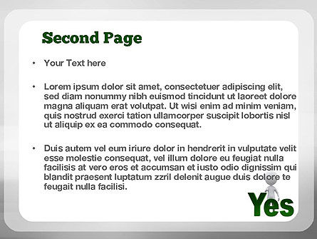 Templat PowerPoint Iya Nih, Slide 2, 10903, Konsep Bisnis — PoweredTemplate.com