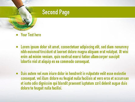 Modello PowerPoint - Golf tema, Slide 2, 10917, Sport — PoweredTemplate.com