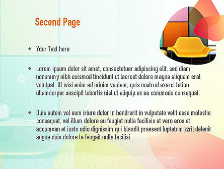 Modèle PowerPoint de canapé jaune, Diapositive 2, 10919, Carrière / Industrie — PoweredTemplate.com