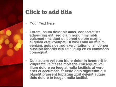 Abstrakte rote flecken PowerPoint Vorlage, Folie 3, 10924, Abstrakt/Texturen — PoweredTemplate.com